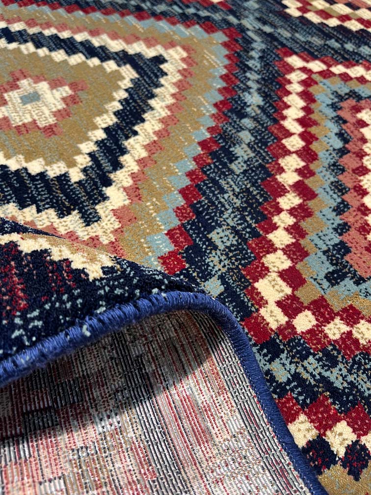 שטיח סילקי קאשן 609 כחול