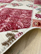 Four Seasons Carpet Pink/White 422