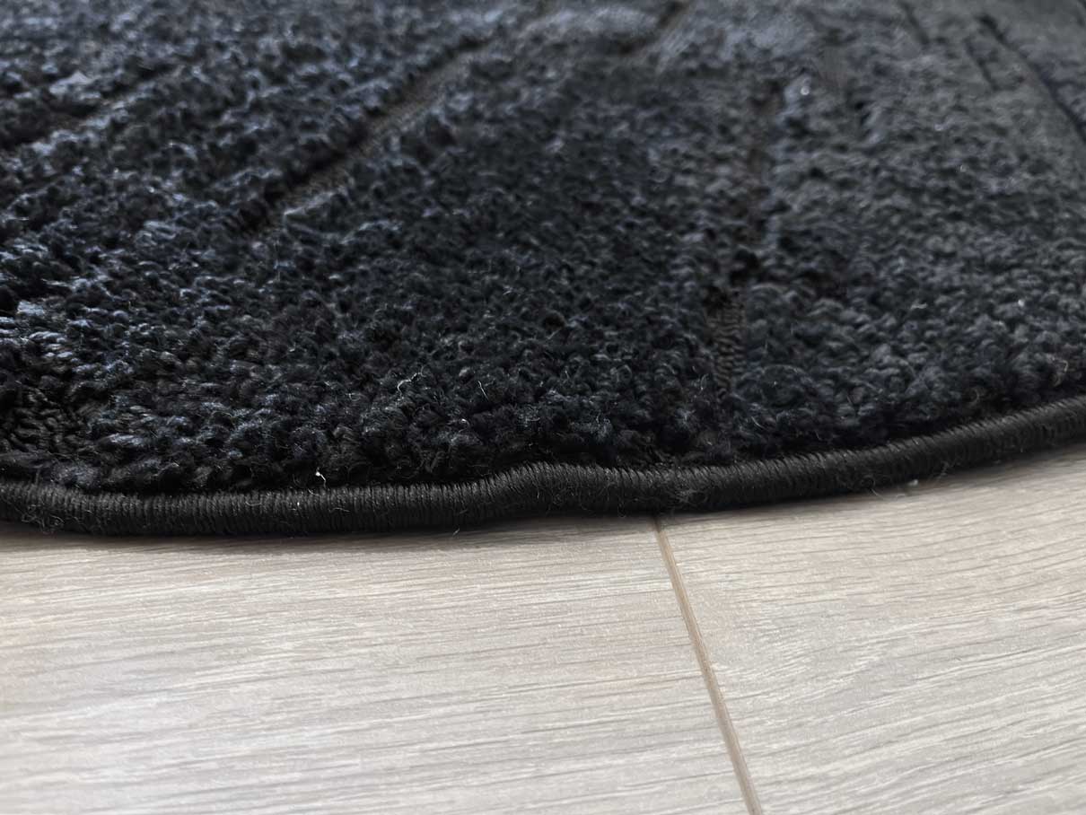 Soft 219 Black Round Rug | SOFT