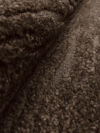 Soft 460 brown carpet with fringes | SOFT