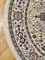 שטיח פלורה עגול 234 בז' | FLORA