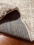 שטיח שאגי ראנר 257 קרם/אפור עם פרנזים