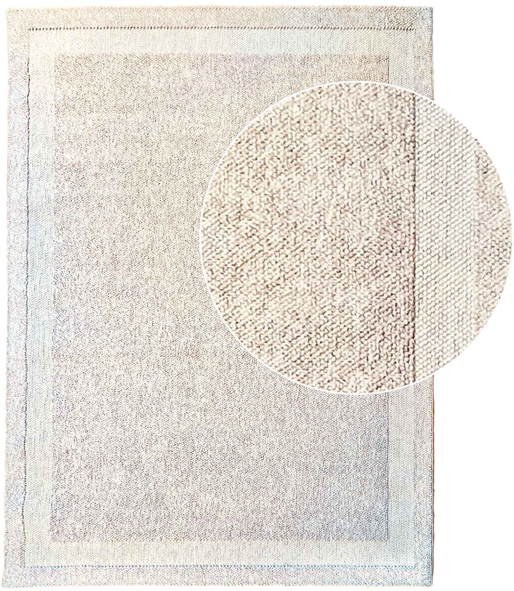 Looped rug frame 341 beige | COZY