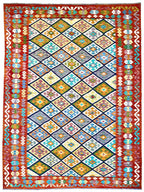 שטיח קילים 671 כתום/צבעוני 304*195 | KILIM