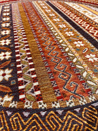 RUBI 558 red/multicolored carpet | RUBI