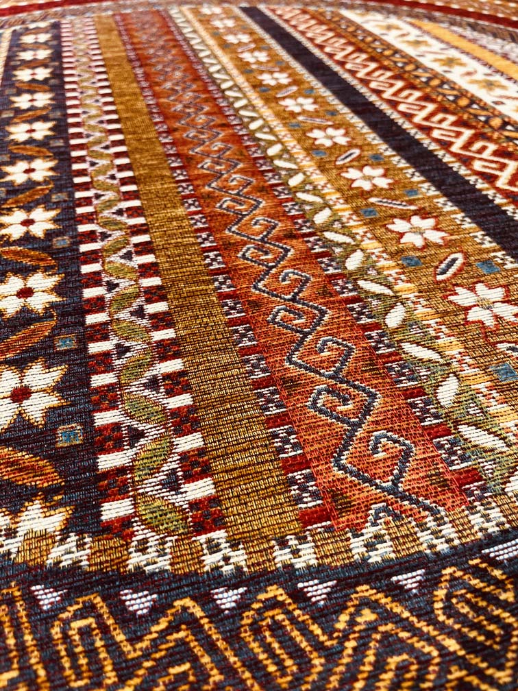 RUBI 558 red/multicolored carpet | RUBI