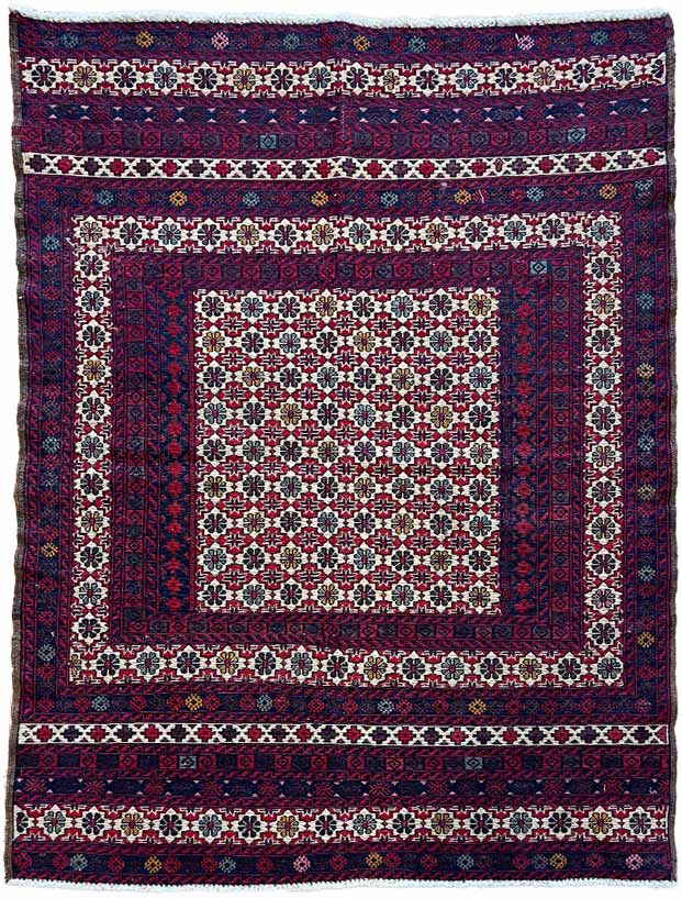 שטיח סומק מיניאטורי 913 צבעוני 132*97 | SOUMAK