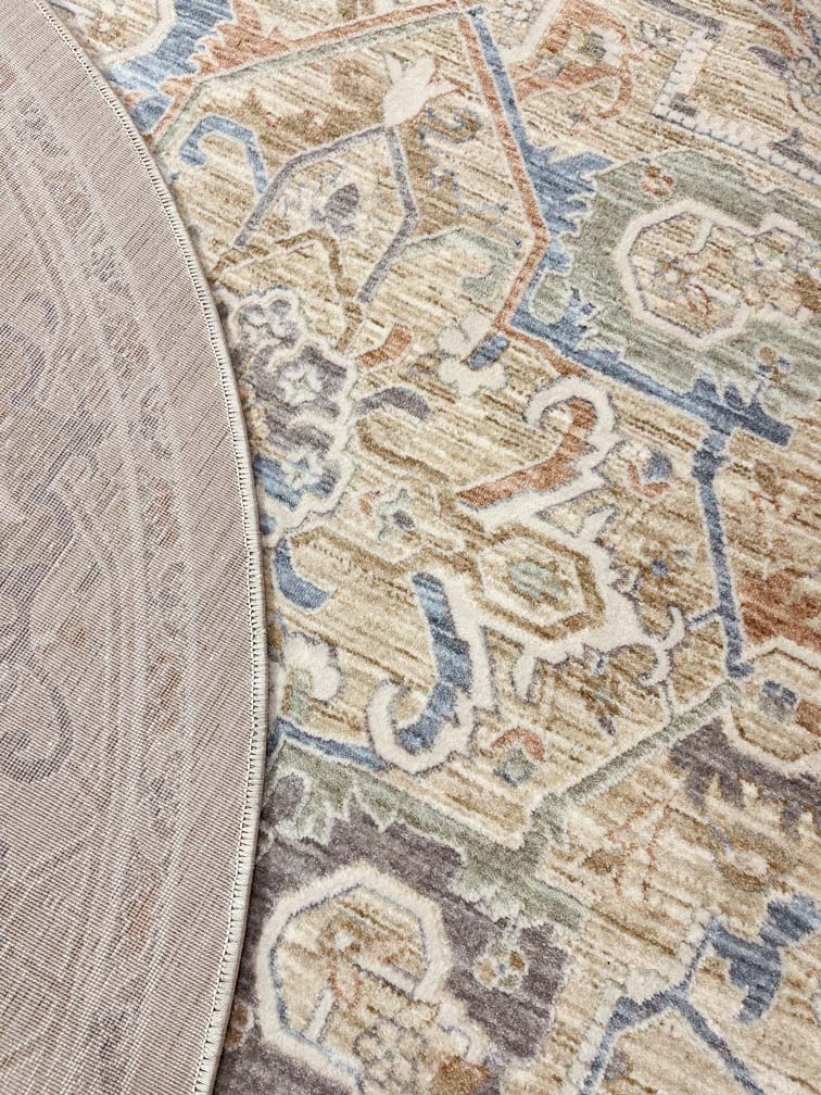 שטיח וינטג' מדלן עגול 401 צבעוני | MADELEINE