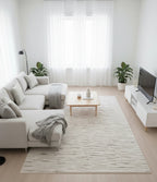 Loren Carpet 28 Cream/Brown | LOREN