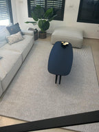 Looped rug 308 white/light gray | CREATION