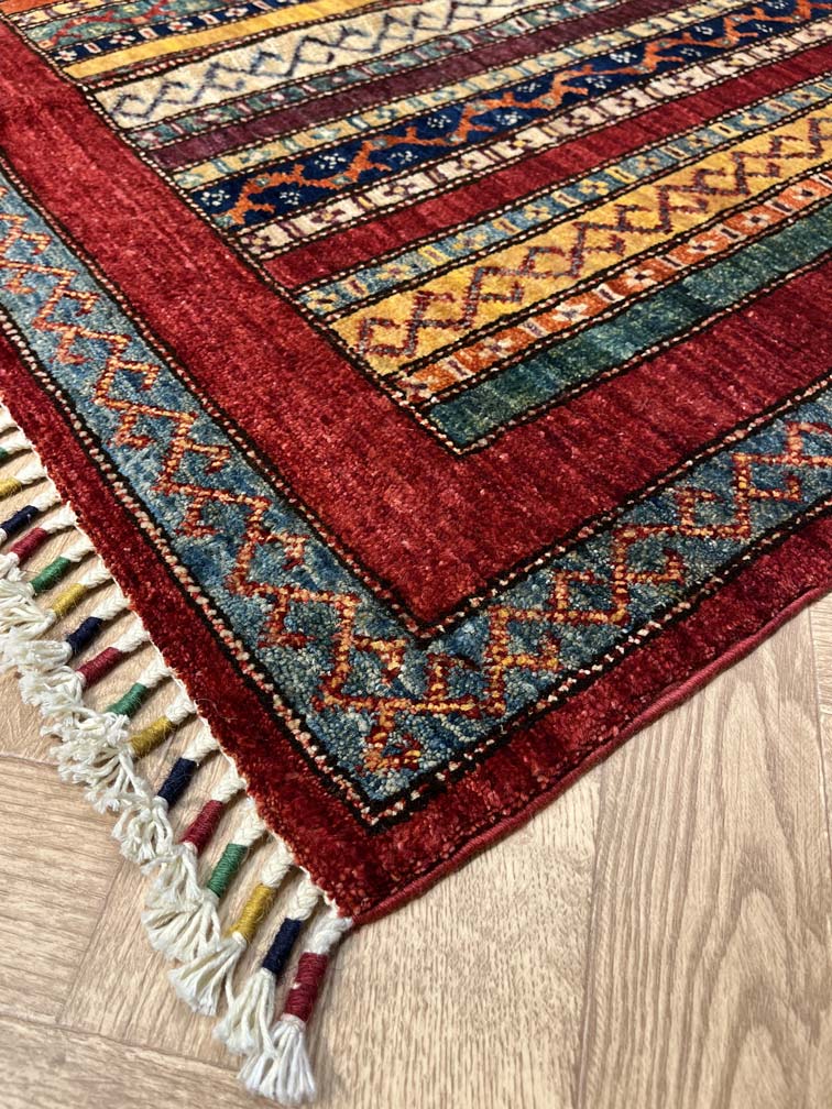 KASHKULI Carpet 661 Red/Colorful 150*98 | KASHKULI