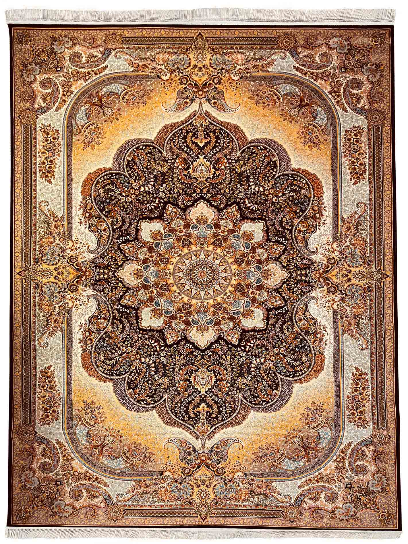 Tehran Carpet 634 Beige/Black | TEHRAN