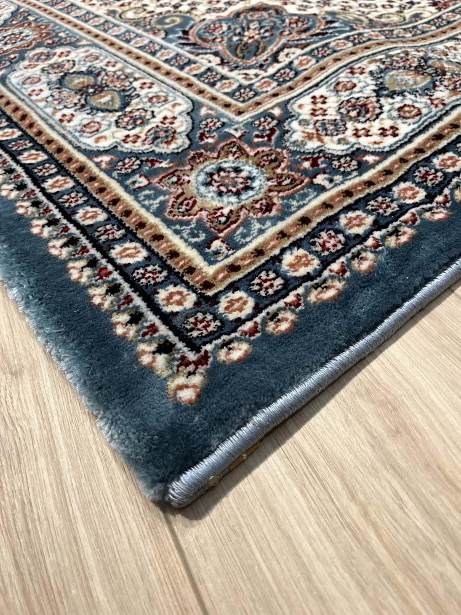 שטיח פלורה תכלת 621 | FLORA