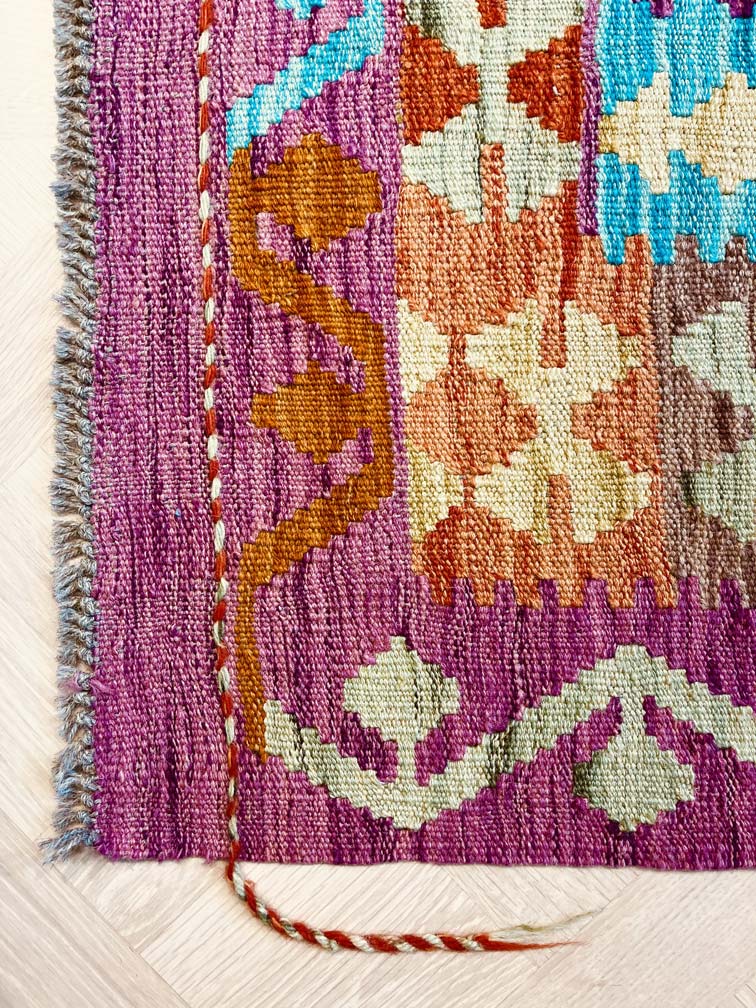 שטיח קילים 666 ורוד 244*171 | KILIM