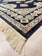 Vintage Silk Carpet 639 07 Blue | SILK