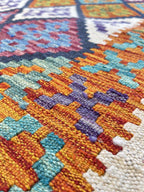 Kilim carpet 664 colorful 201*158 | KILIM