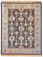 Vintage Silk Carpet 639 01 Dark Blue | SILK