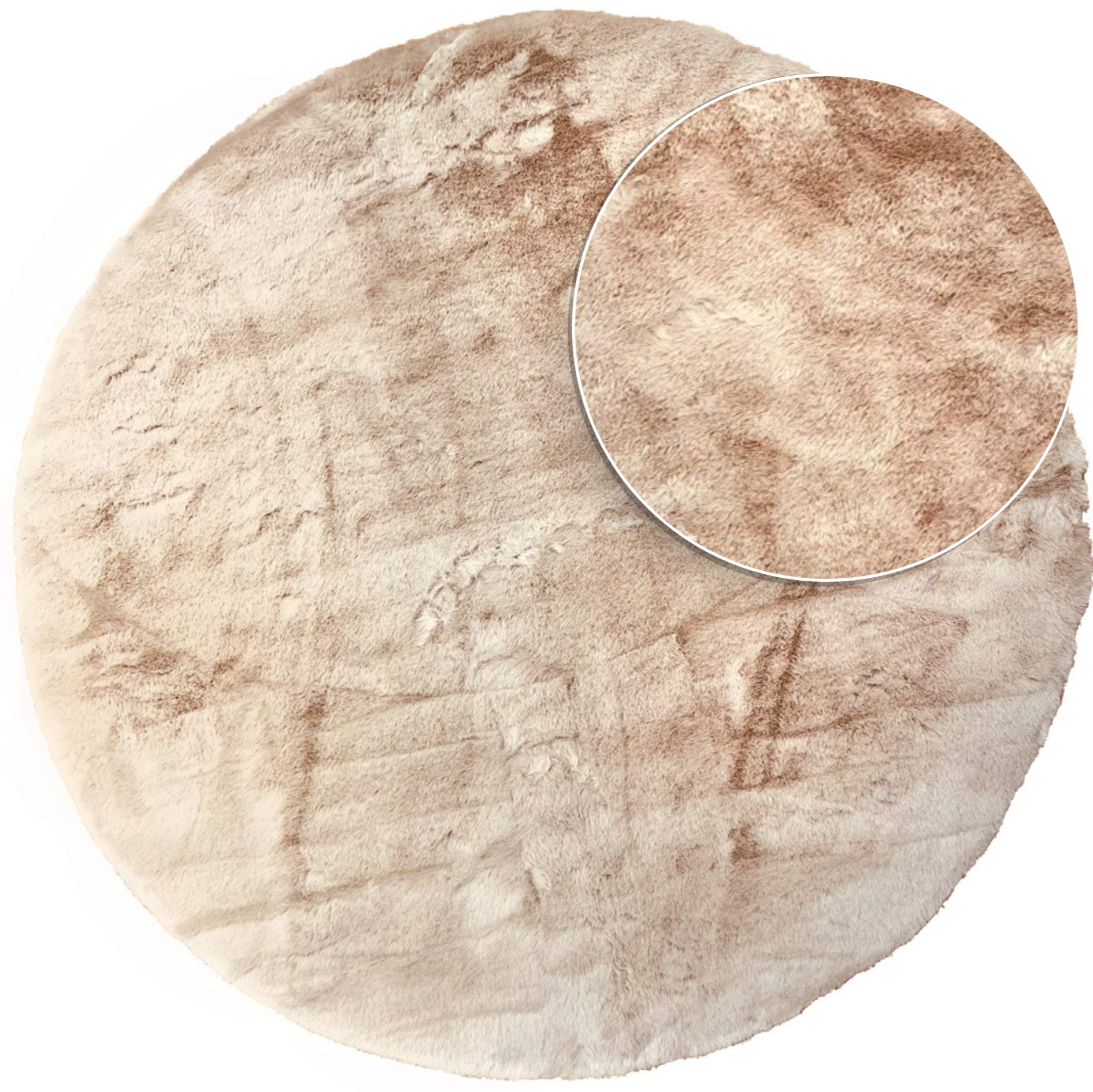 Round Anise Rug 222 Beige | ANISE
