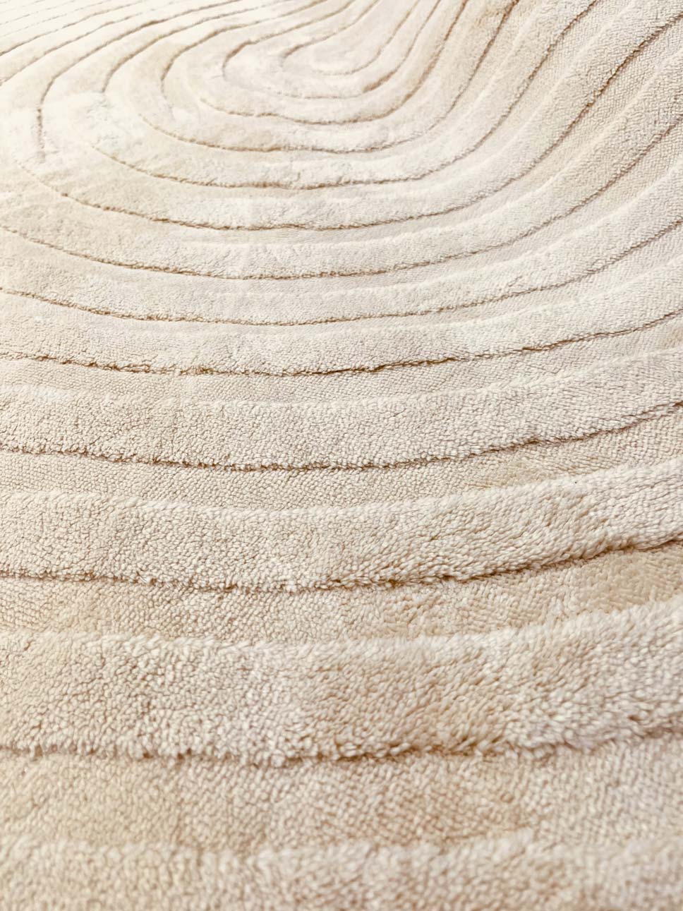 Round Alfi Rug 471 Beige | ALFI