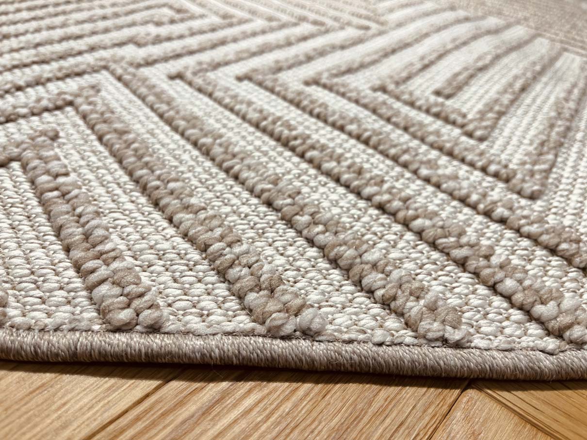 שטיח לולאות לופס 339 בז' בהיר | LOOPS