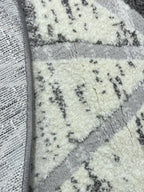 Nordic round rug Serena 317 03 gray | SERENA