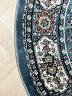 שטיח פלורה עגול 215 תכלת | FLORA