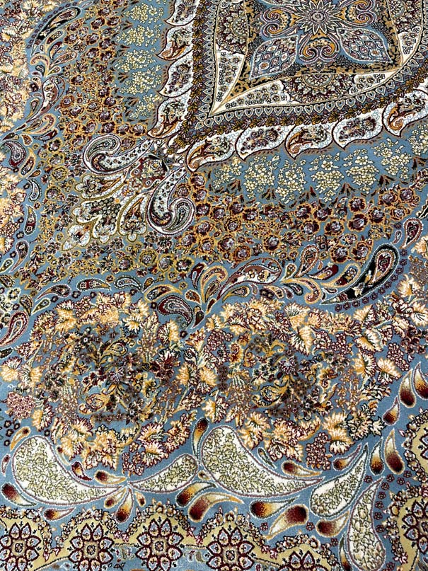 Tehran Carpet 631 Light Blue | TEHRAN