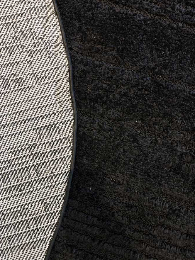 Soft 219 Black Round Rug | SOFT