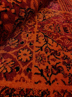 שטיח עגול אפגני 238 אדום | AFGHAN