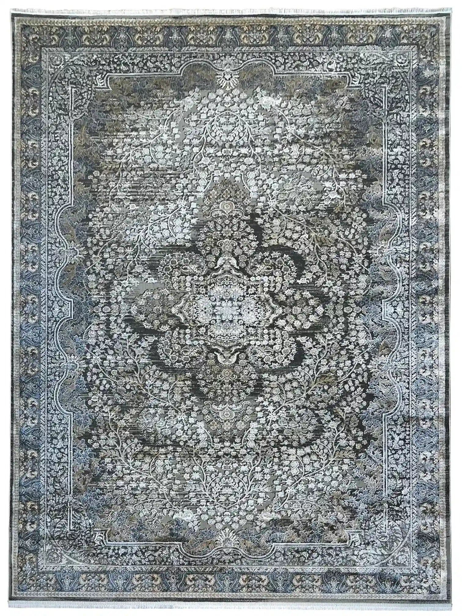 Boutique Carpet 416 01 Grey/Gold/Blue | BOUTIQUE