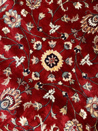 שטיח עגול פרסי משי 232 04 אדום | SILK