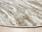 Nordic round rug Serena 317 beige | SERENA