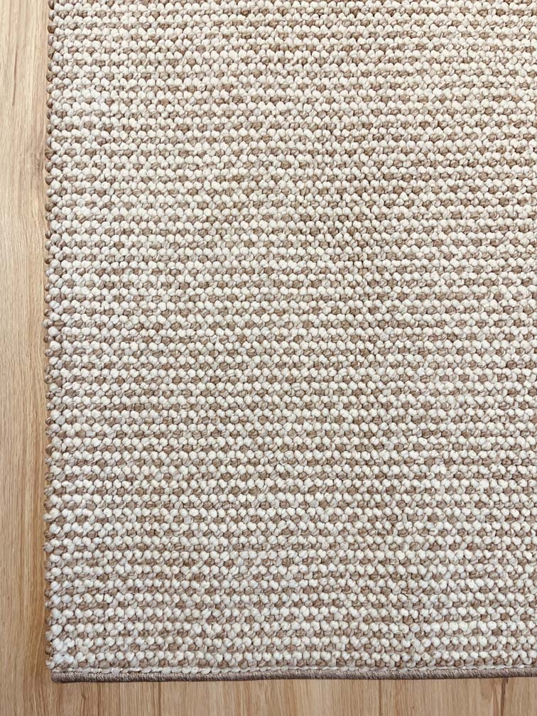 Natural loop pile carpet beige-bleached/white 282 CREATION