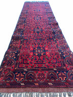 שטיח ראנר אפגני ארסרי 912 אדום 294*85 | AFGHAN