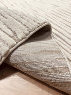 Loren Carpet 28 Cream/Brown | LOREN