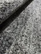 Basic Plain Carpet 456 01 Grey/Black | BASIC