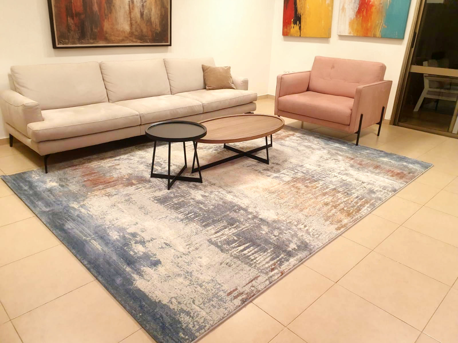 שטיח בריסל צבעוני 856 | BRUSSEL