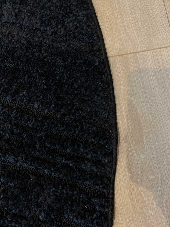 Soft 219 Black Round Rug | SOFT