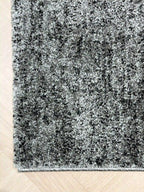 Basic Plain Carpet 456 01 Grey/Black | BASIC