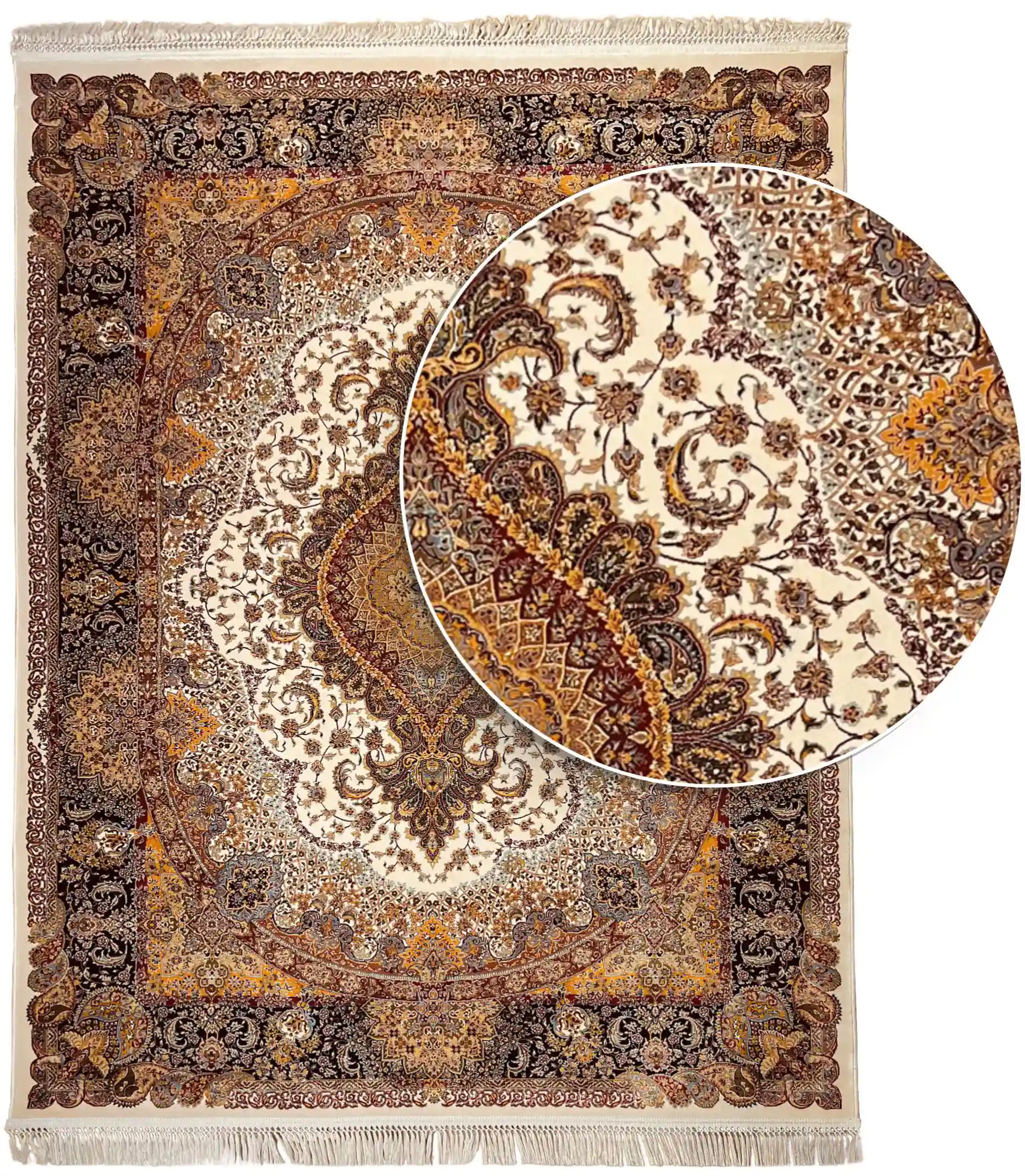 שטיח טהרן 633 בז'/כתום | TEHRAN