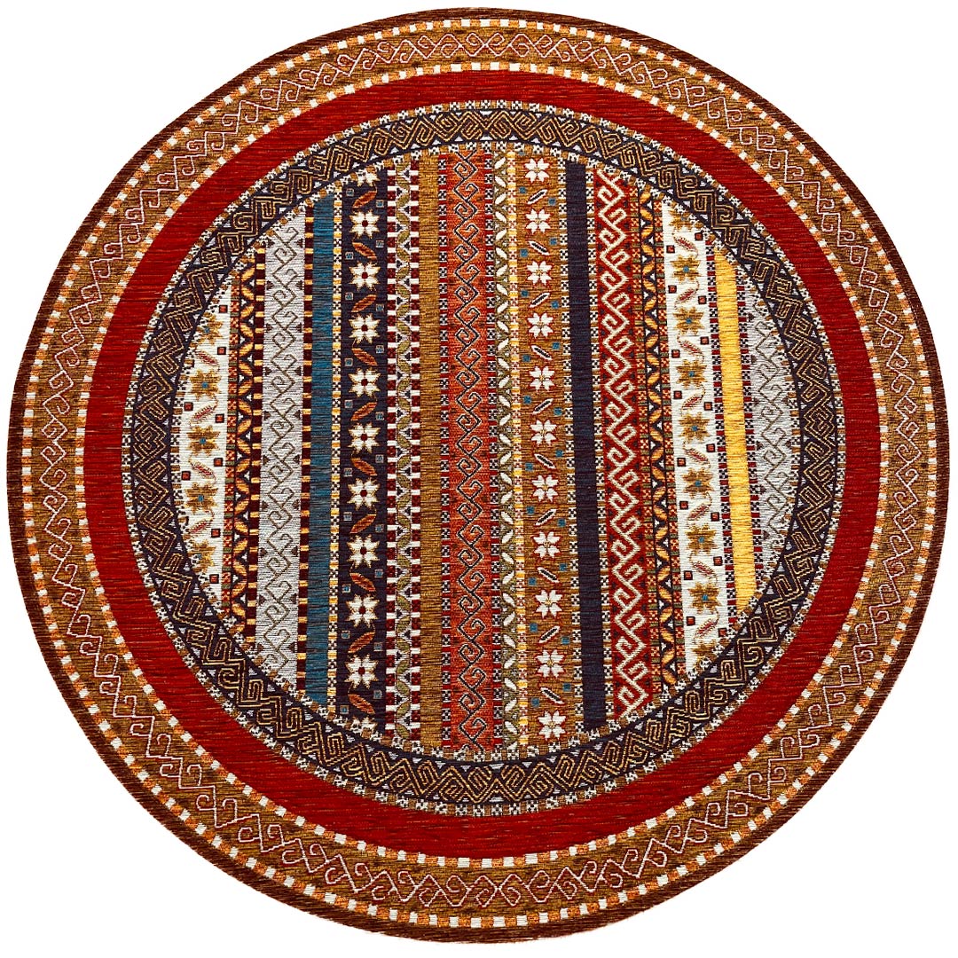 RUBI 558 red/multicolored carpet | RUBI