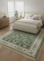 Vintage Silk Carpet 639 05 Green | SILK