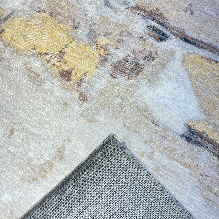 שטיח מודפס רימיני 700 צהוב