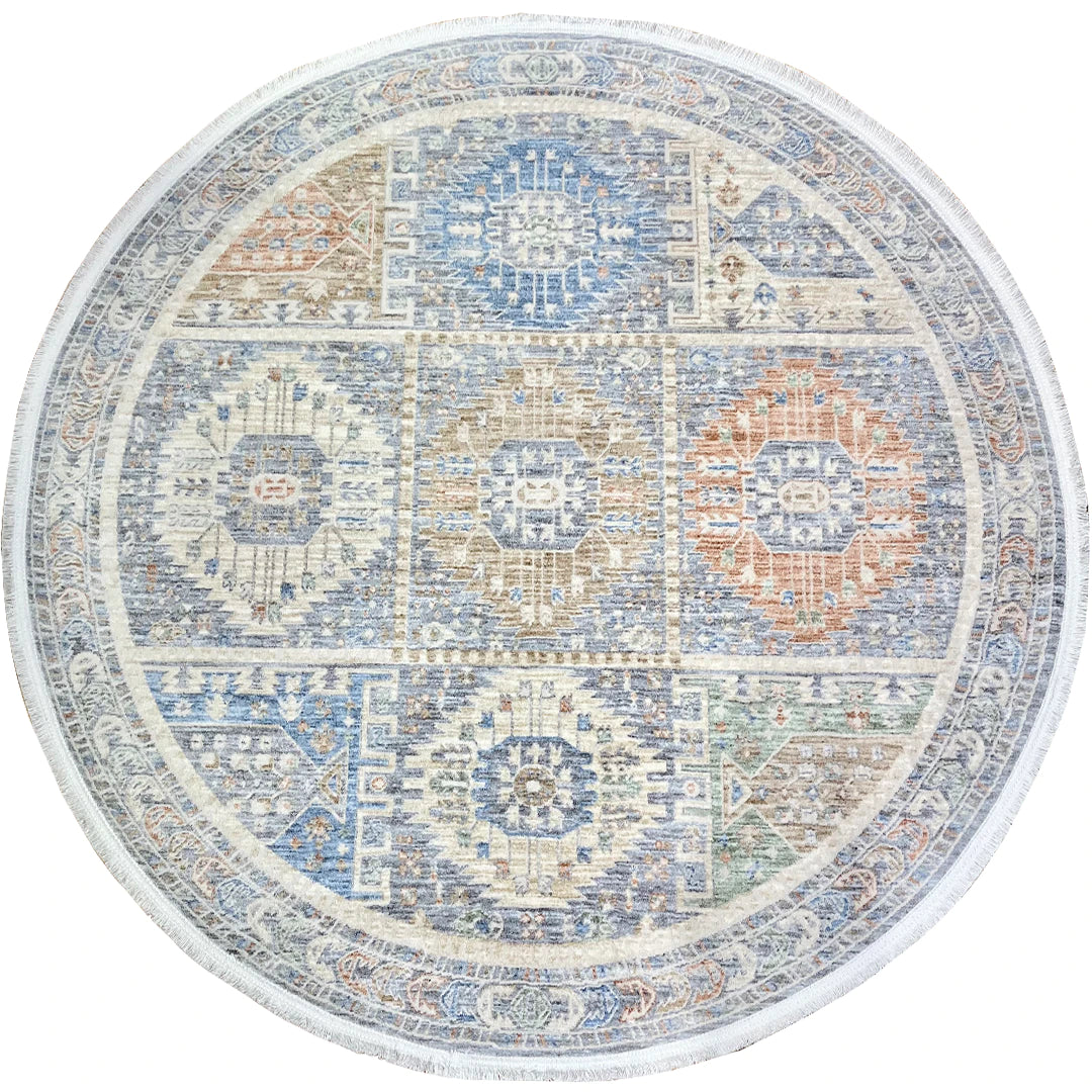 שטיח עגול מדלן 449 01 צבעוני | MADELEINE