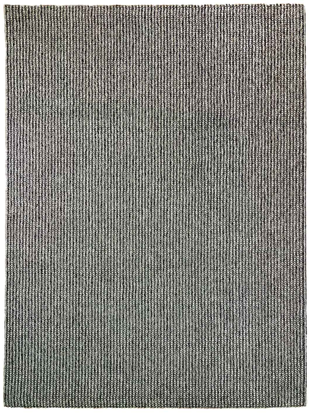 Natural smooth loop pile carpet 310 white/dark grey | CREATION