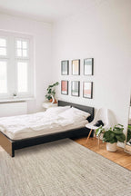 NATURAL loop pile carpet, natural beige/white 284