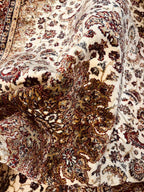 שטיח סילקי קאשן 617 בז' אדום