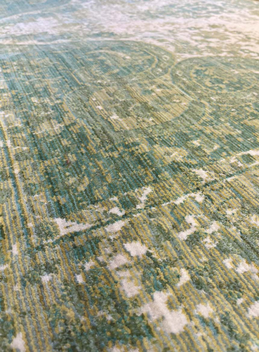 Four Seasons Medallion Rug 442 Green