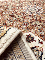 שטיח סילקי קאשן 617 בז' אדום