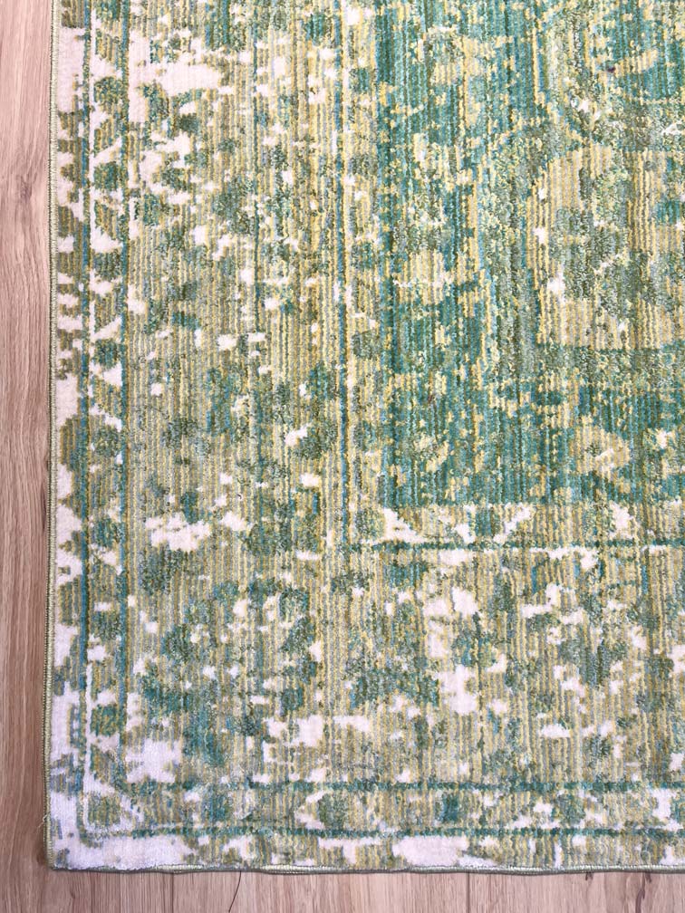 Four Seasons Medallion Rug 442 Green